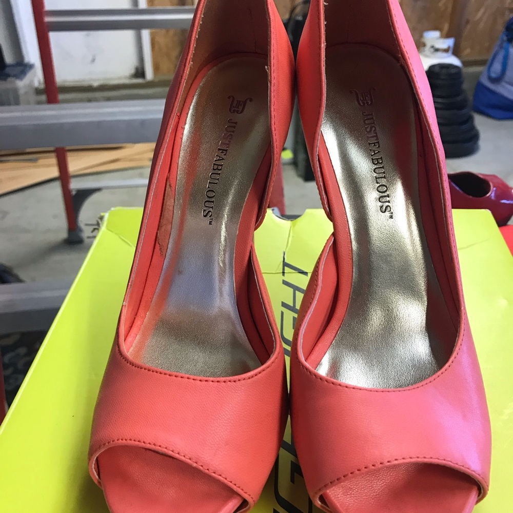Coral 31/2 inch heels